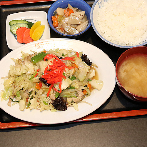 野菜炒め定食 1,100円